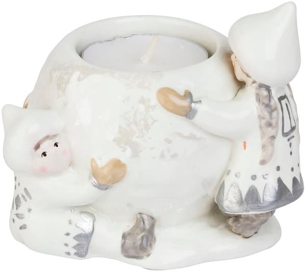 Ljuslykta Snövättebarnas Cult Design White