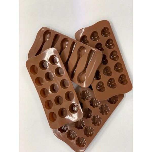 Chokladform Silikon 2 pack Brown