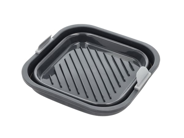 Silikonform fyrkantig för Airfryer Grey