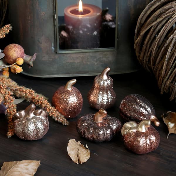 Pumpor m glitter 6-pack Ø5 Chic Antique Guld