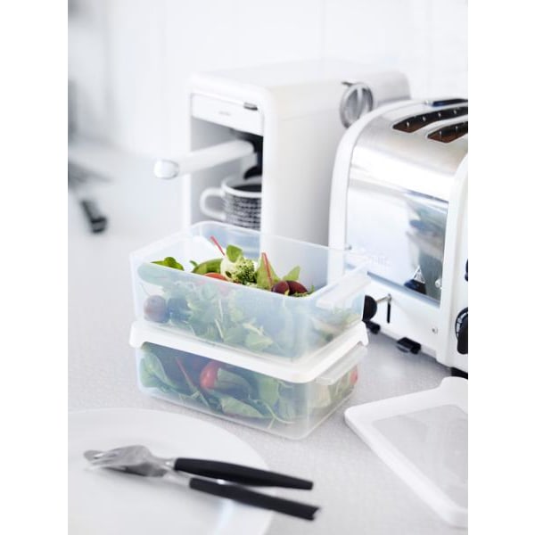 Gastromax Vitt lock Lunchbox Transparent 1 L