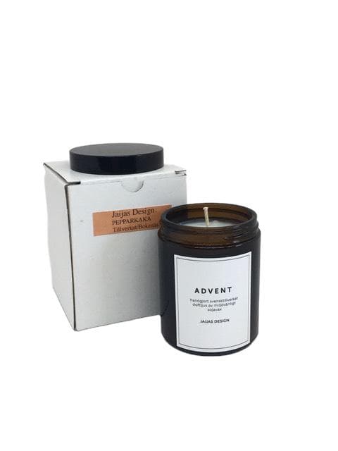 Doftljus i glasburk, 100% Sojavax Brown Havtorn