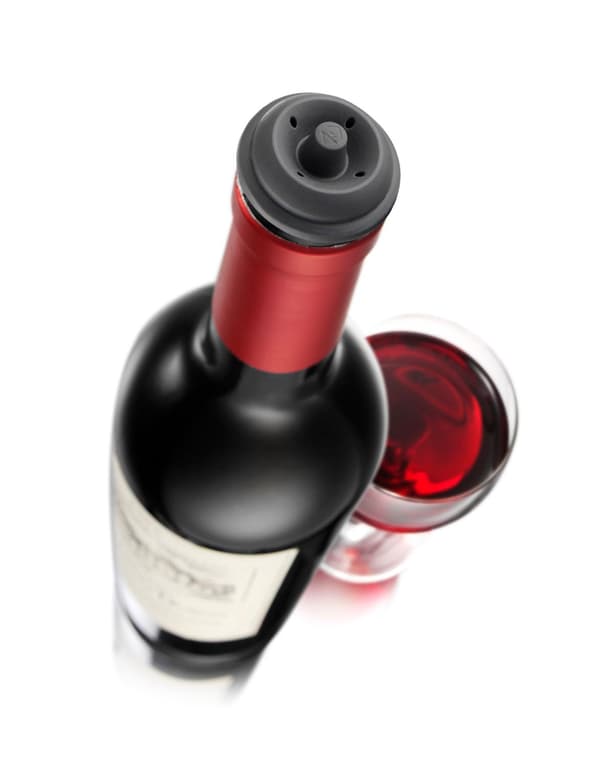 Wine Stoppers 2-pack Vacuvin® grå