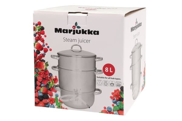 Saftmaja 8 L Marjukka Silver