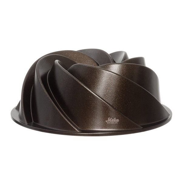 Kakform Virvel 1,8 L pressgjuten aluminium Brown