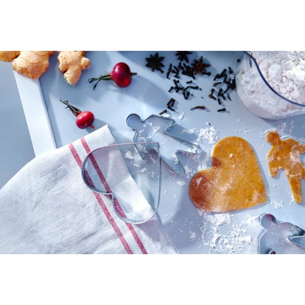 Cookie måler 5-pak Traditionel jul Silver Traditionell Jul