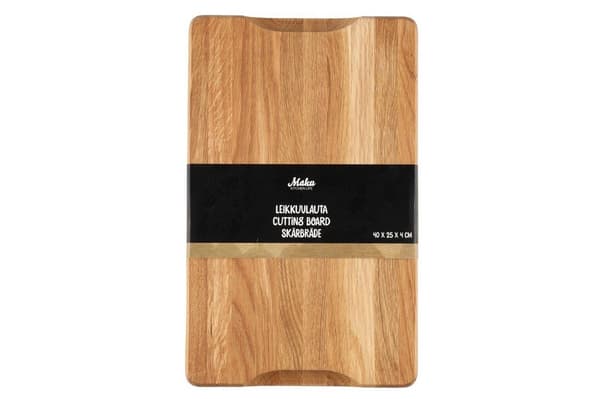 Skärbräda i Ek 40x25 cm Ekblock – Maku Kitchen Life Brun