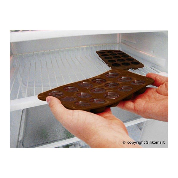 Silikomart Easy Choc Pralinform Spoon Brown
