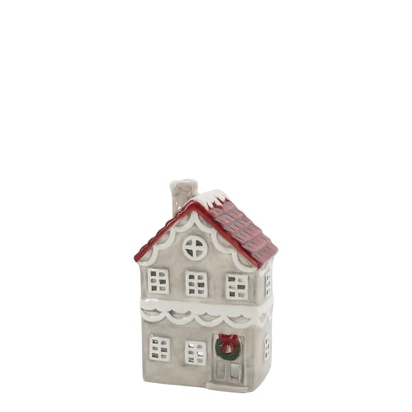 Chamonix Ljushus för Värmeljus 10–19 cm – Chic Antique Grey H 16 cm