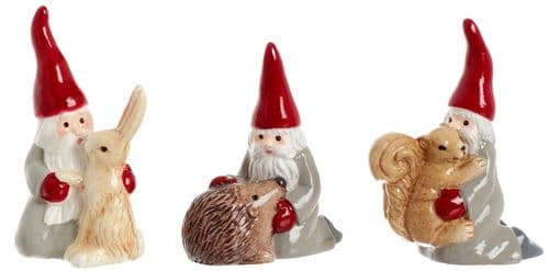 Tomten & Vännerna Minisar, 3-set Cult Design Red