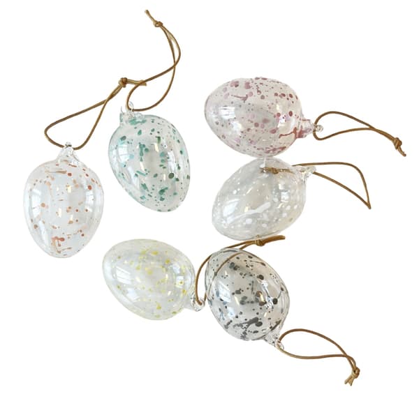 Glasägg Stänk 6 set Cult Design Multicolor