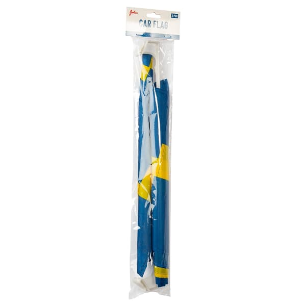 Svensk flagga 2-pack bilfäste Blå