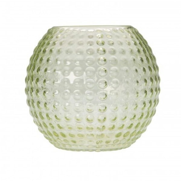 Kynttiläpallo 22cm päällä LightGreen Grönt glas