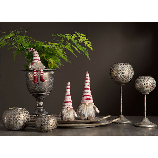 Tomte Sittande 28 cm A lot Decoration Red