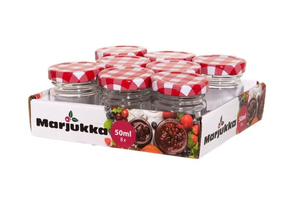 Syltburk 340 ml 6-pack med Lock – Marjukka Röd