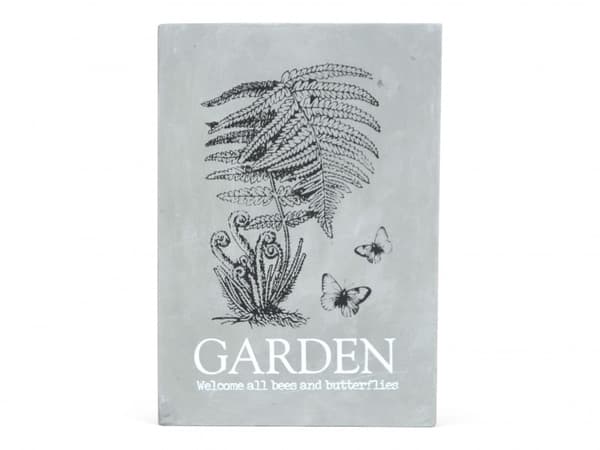 Senso Tavla Cement Garden 21x30cm grå