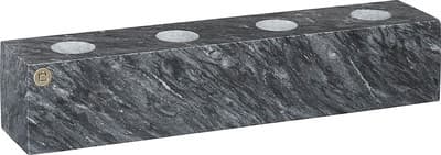 Ljusstake Marmo adventsljusstake marmor Black