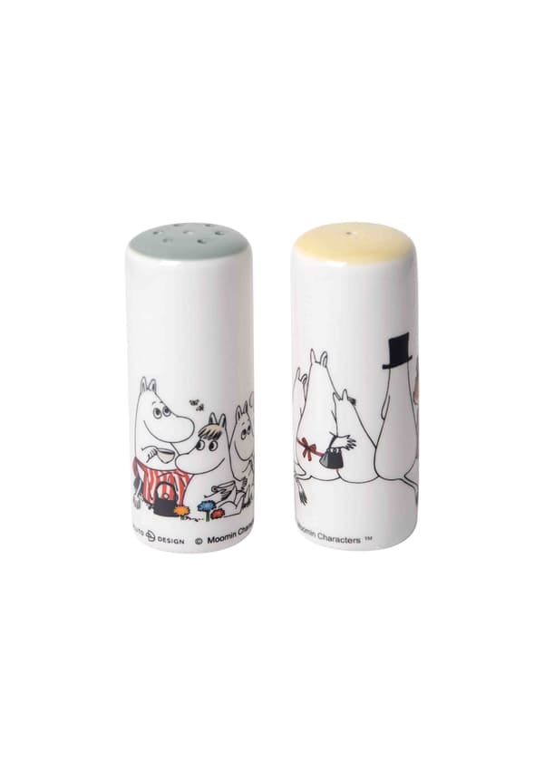 Salt &amp; Peppar Mumin Love 2-pack White