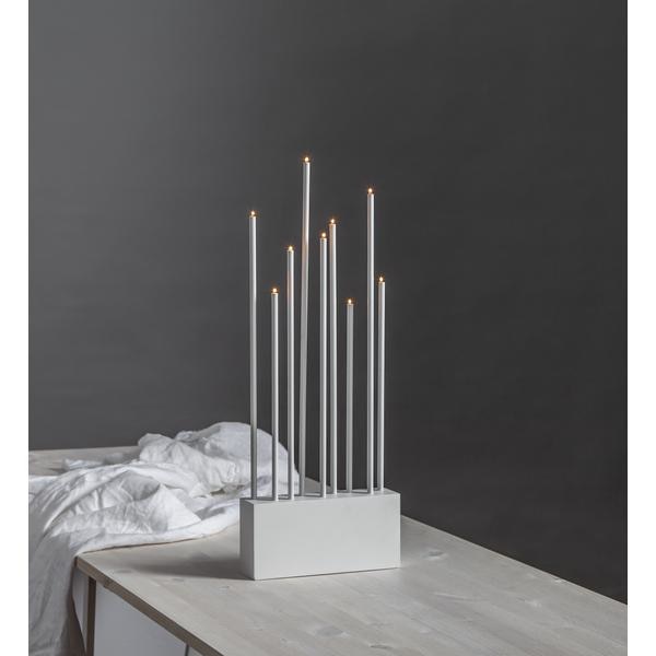 Ljusstake Buzz Vit White