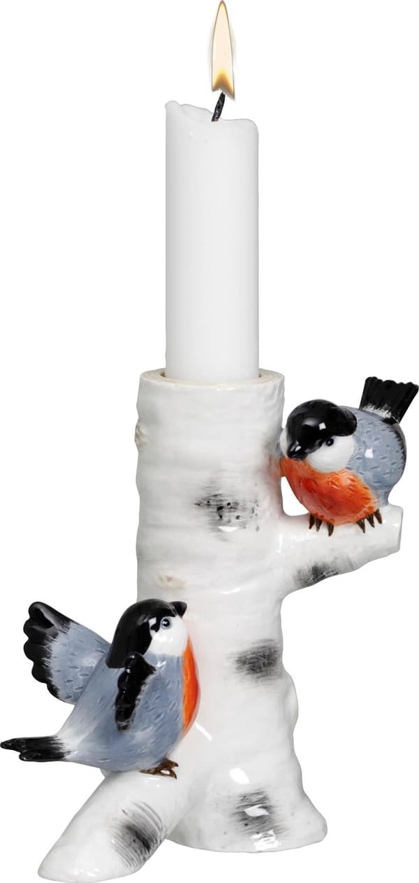 Ljusstake Domherre Flygtur Cult Design Röd