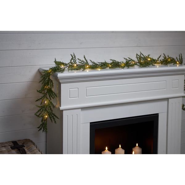 Girlang Thuja 180 cm LED Utomhus Grön