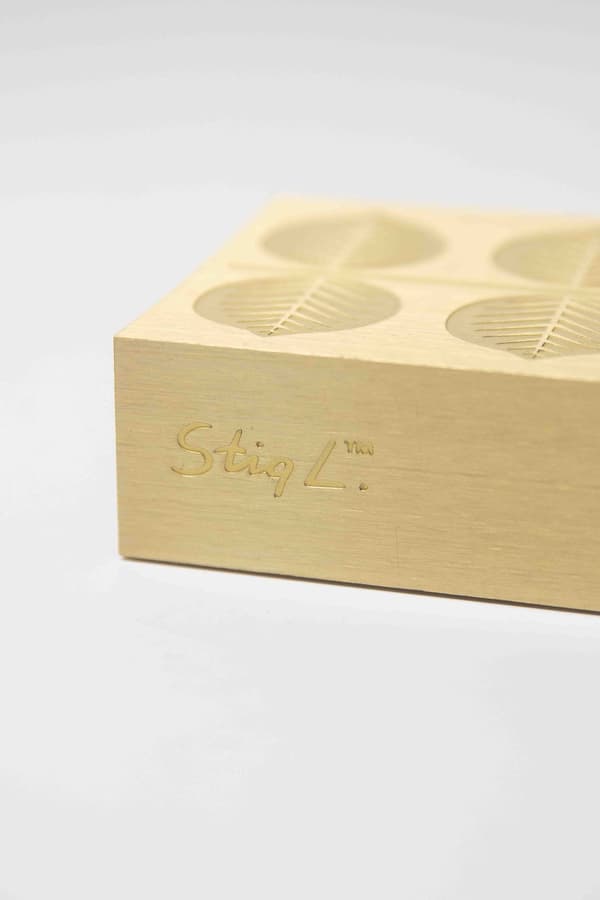 Tändsticksfodral Stig L Berså Guld Guld