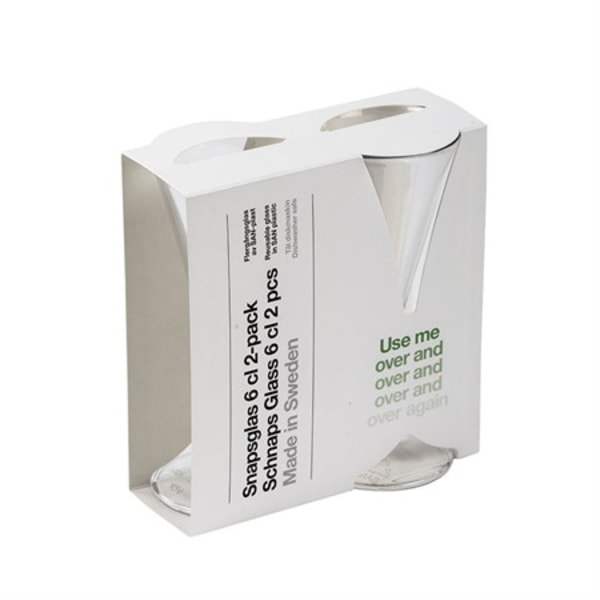 Snapsglas SAN-plast 6 cl 2-pack Daloplast Transparent