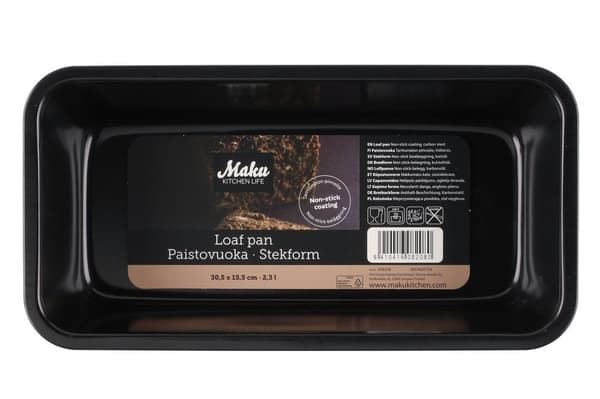 Brödform Långform 30,5x15,5 cm 2,3 L – Non-stick | Maku grå