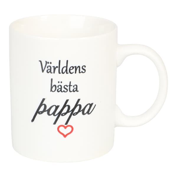 Mugg Världens bästa Pappa - Fars dag Vit
