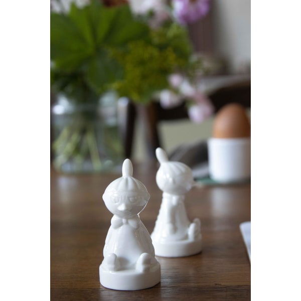 Salt & Peppar Mumin figurer 2-pack White