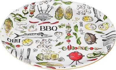 BBQ Bricka L Ø 43,5cm Multicolor