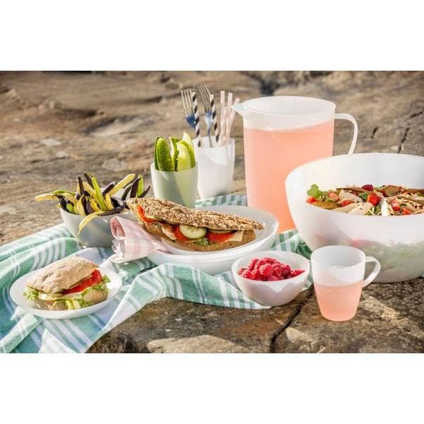 Glas / mugg 4-pack plast Gastromax Transparent