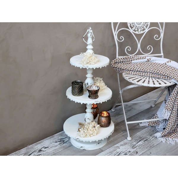 Våningsfat Etagere Cream Chiq Antique Creme