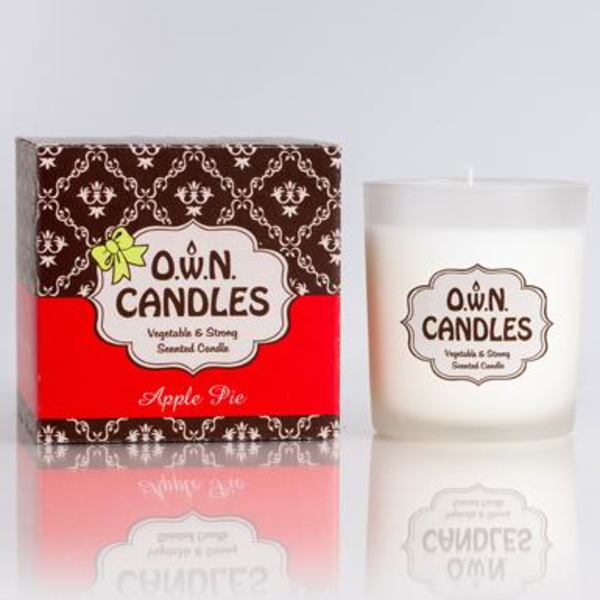 Doftljus Glasburk OWN Candles Röd