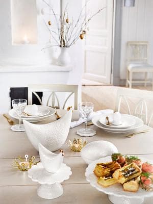 Höna Olga Påsk Orient 25cm Cult Design White