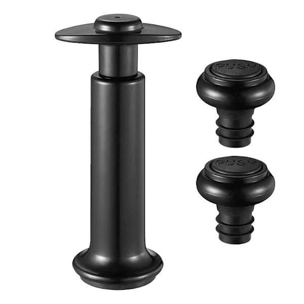 Flavia Flaskförslutare 2 st Stoppers 1 vakuumpump Dorre Black