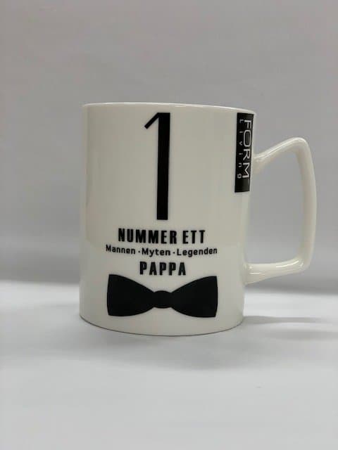 Till Pappa Mugg 2-pack, Fars dag White