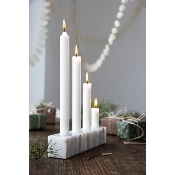 Ljusstake Marmo adventsljusstake marmor Svart