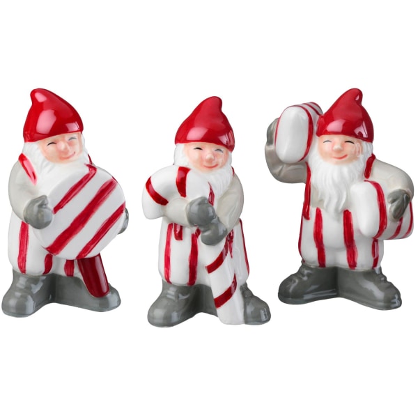 Polkagristomtar 3-pack minisar Cult Design Röd