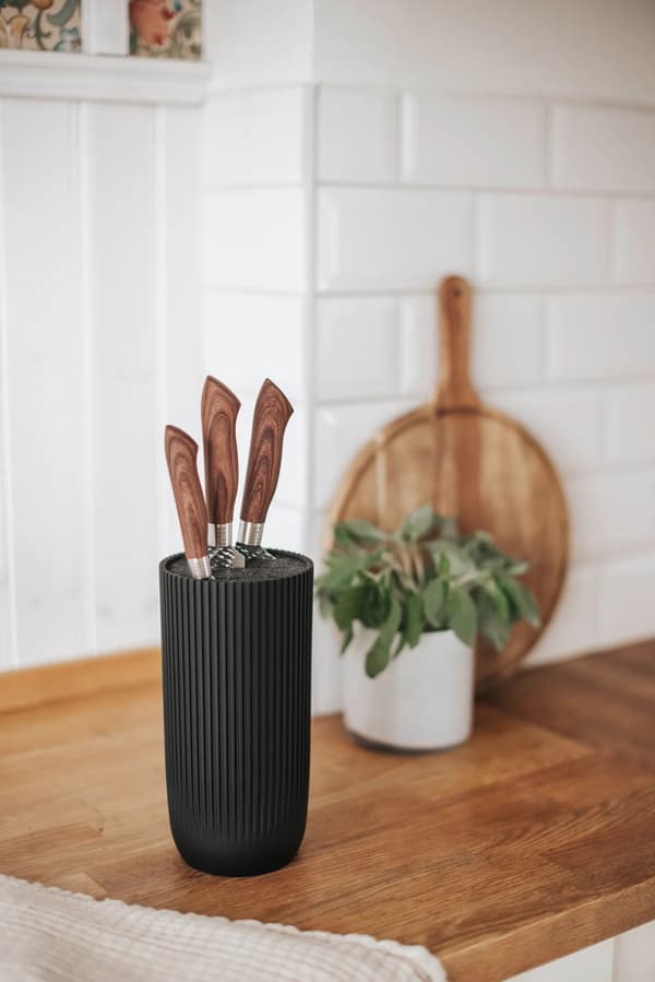 Knivställ / Knivblock Kiki 24 cm Dorre Black