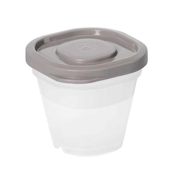 Matförvaring/burk 0,5 dl 4-pack Grey