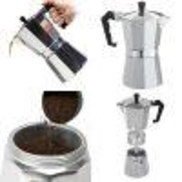 Kokare MOKA Express 6 koppar Bialetti Silver