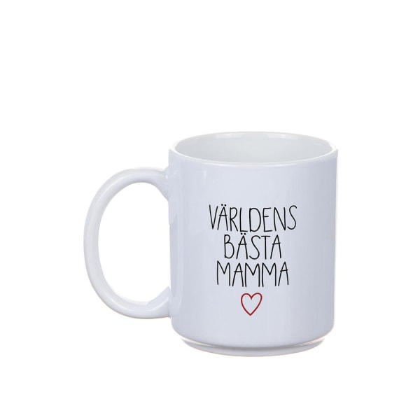 Mugg Världens bästa Mamma - Morsdag White