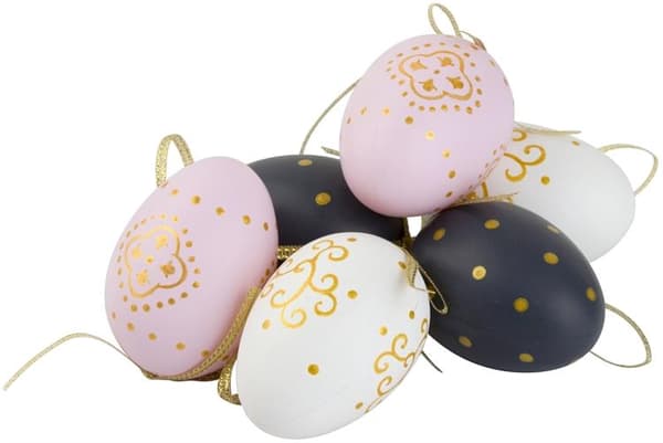 Påskägg Orient 6 st Cult Design Rosa