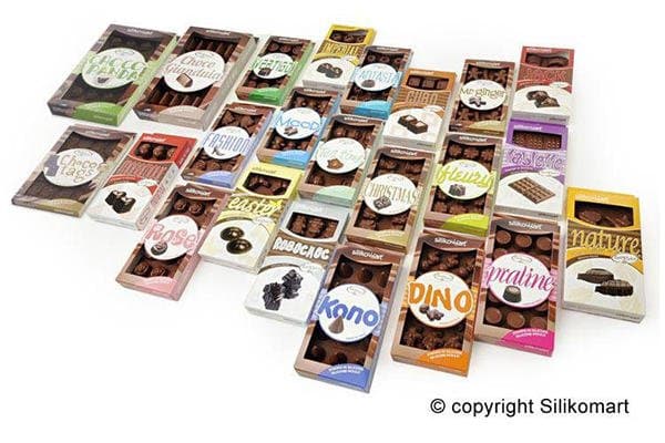 Silikomart Easy Choc Pralinform Spoon Brown