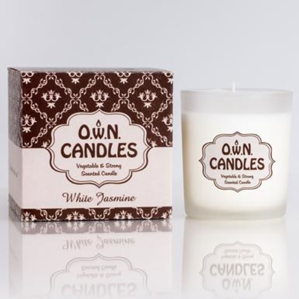 Doftljus Glasburk OWN Candles White