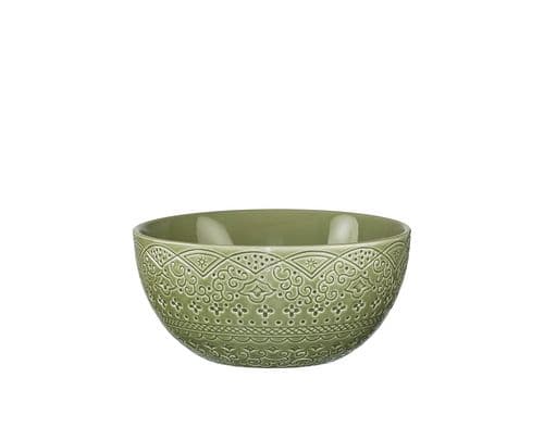 Skål M Ø15 cm Orient Cult Design Grön