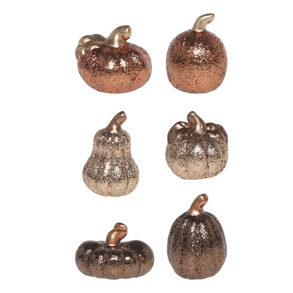 Pumpor m glitter 6-pack Ø5 Chic Antique Guld