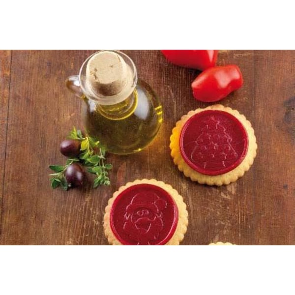 Utstickare Cookie Choc Silikon Silikomart Brown Jul set