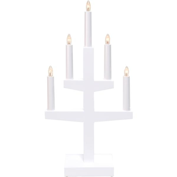 Ljusstake Trapp Vit White